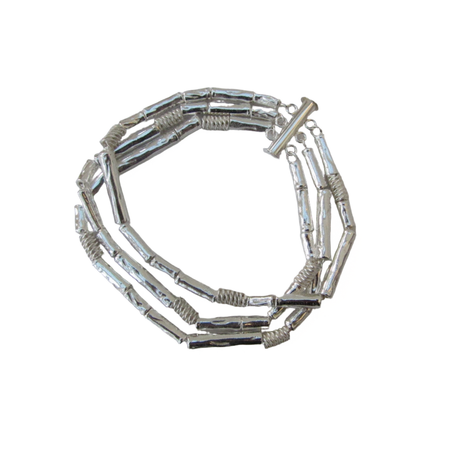 Molten twist bracelet - three strands
