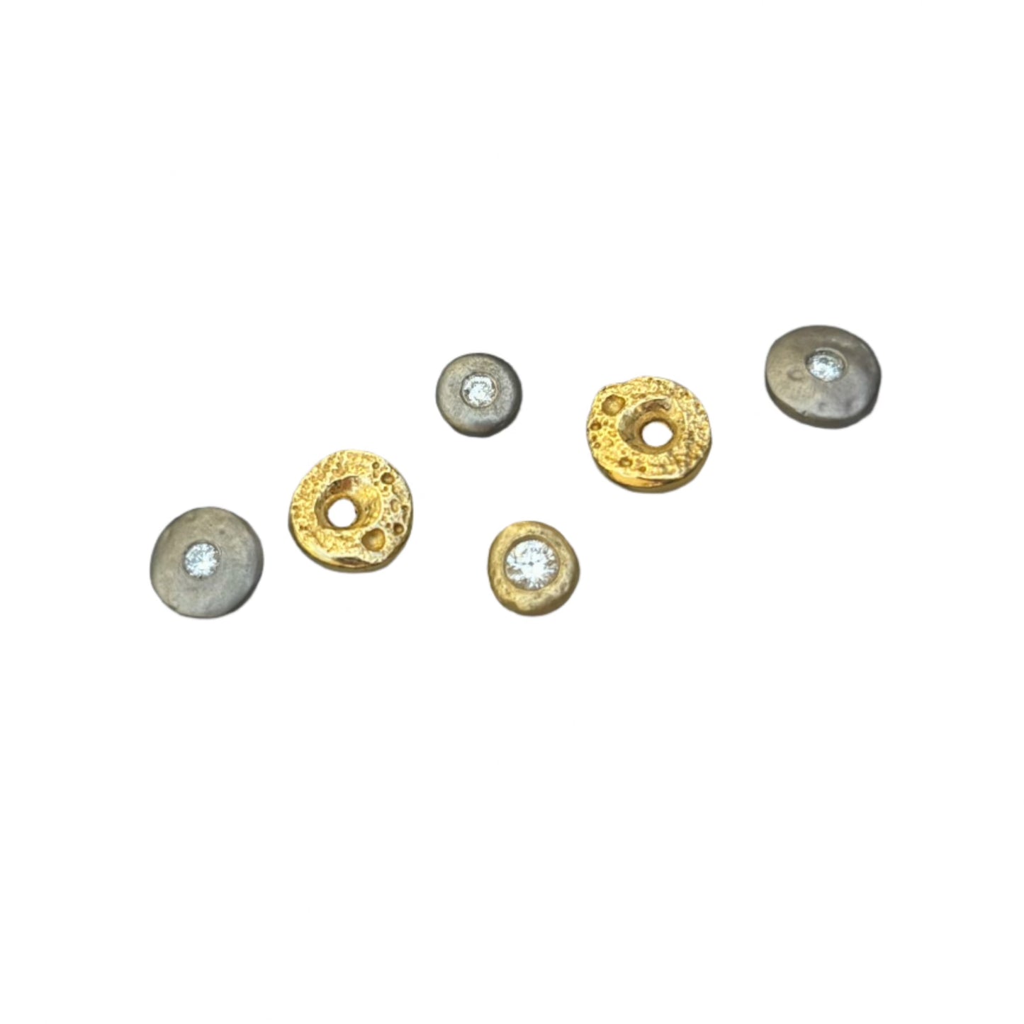 18ct gold diamond studs