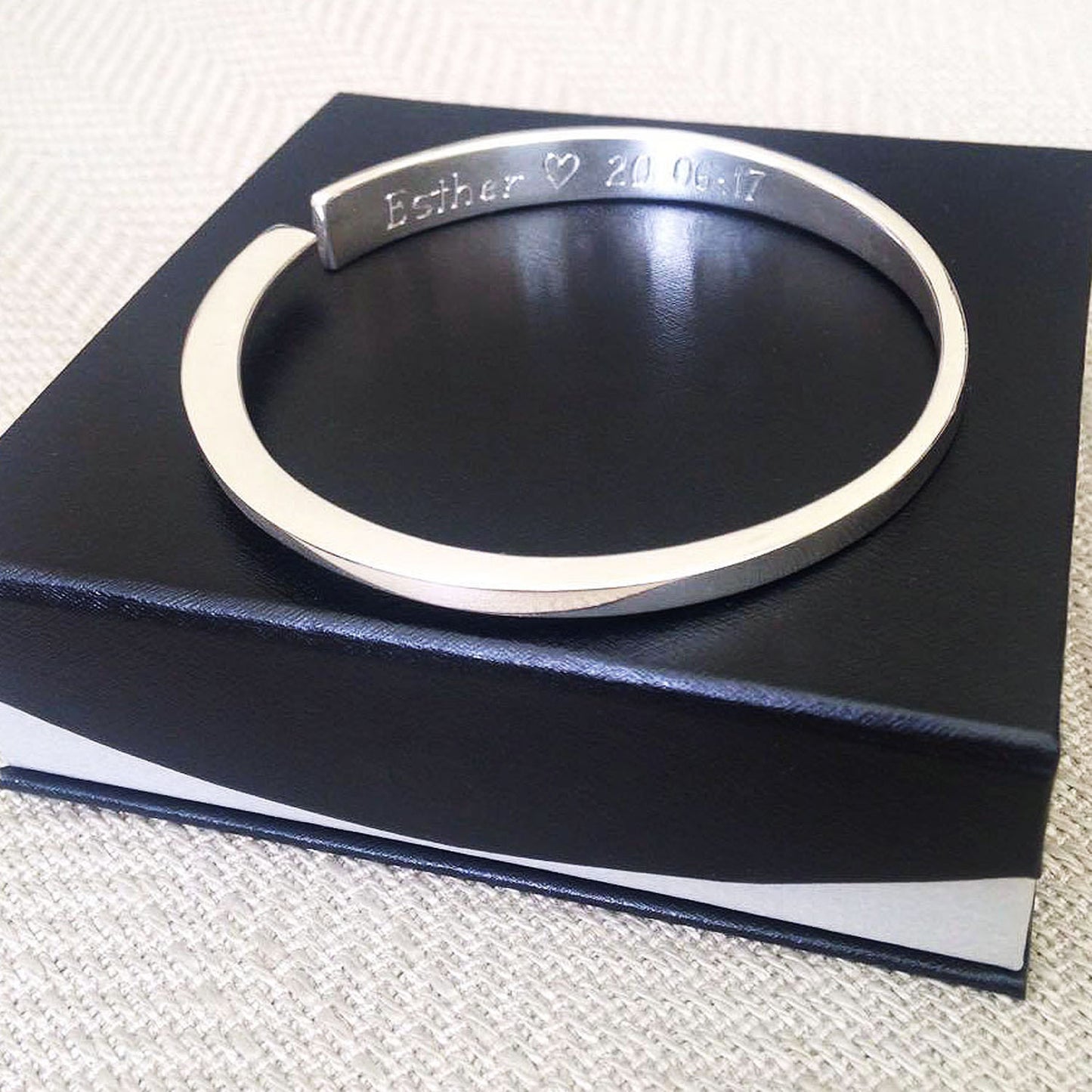 Silver Wedge Bangle