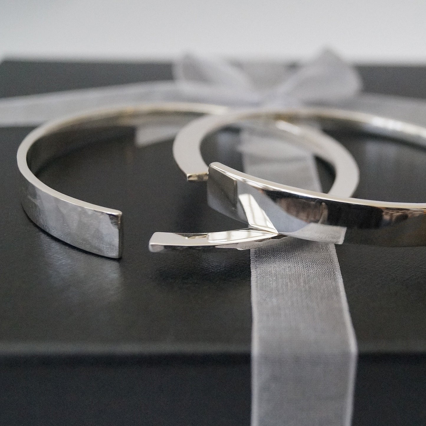 Silver Wedge Bangle