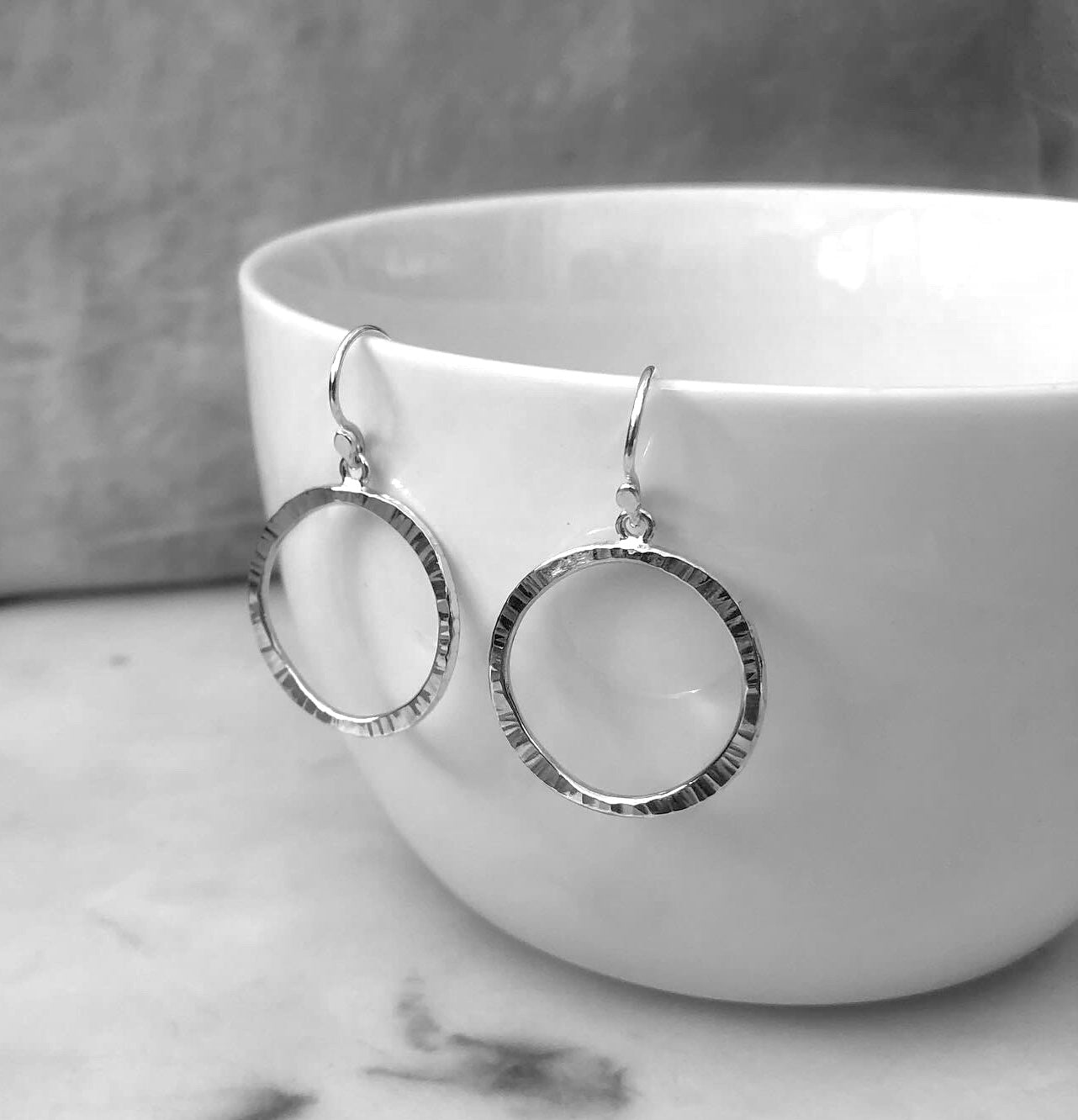 Mini Solar Circle earrings