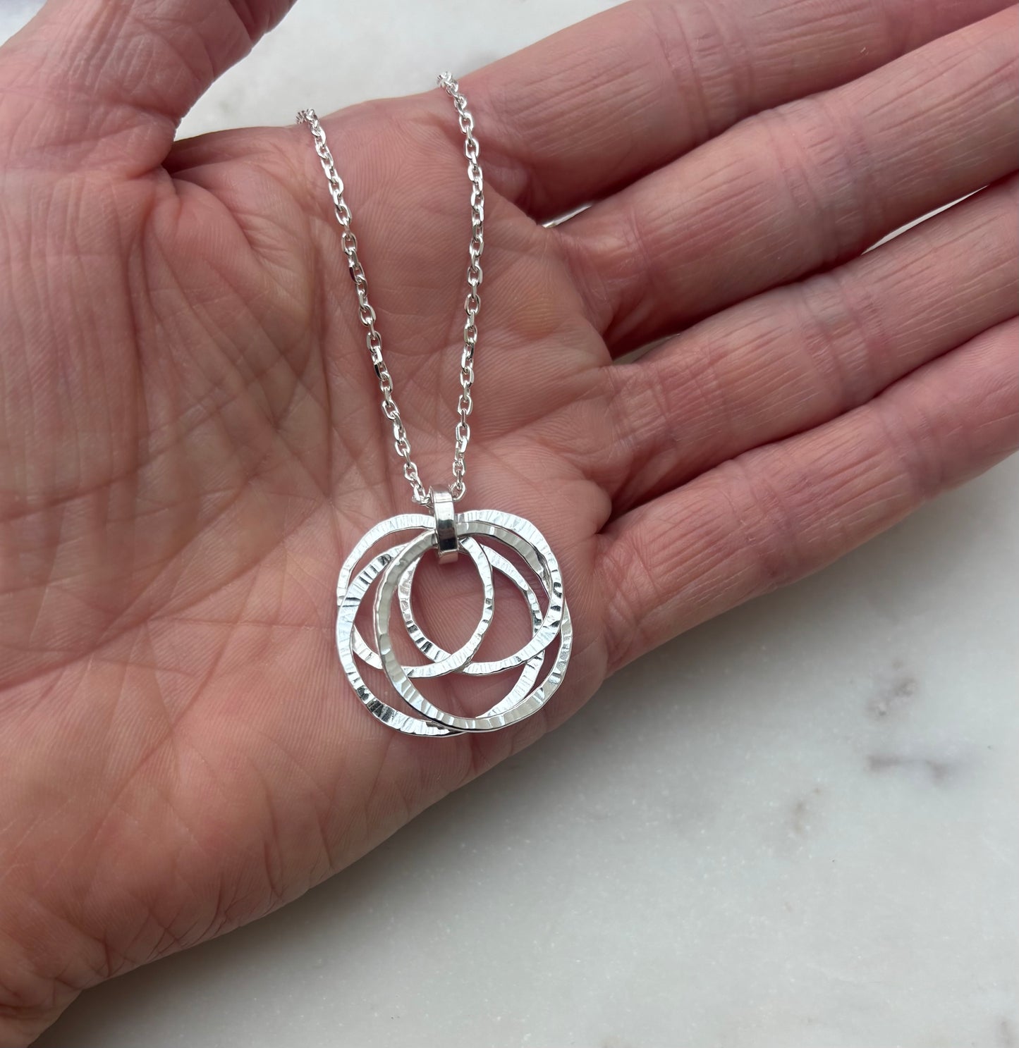 Solar layered pendant